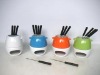 Wholesale ceramic chocolate fondue set