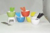 chocolate fondue set with different glaze