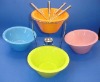 Wholesale ceramic fondue set