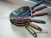 Wholesale 6 Colors carbon steel non-stick Frying Pan