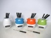 Wholesale ceramic chocolate fondue set