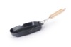 Wholesale non-stick grill pan with foldble handle/frying pan
