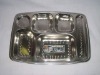 stainless steel lunch trays/fast food tray