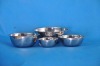 STAINLESS STEEL SALAD BOWL SET OF 4 PIECES