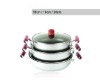Wholesale 3pcs cookware set soup pot