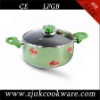 one dollar aluminum alloy Printing cooking stock pot saute pans