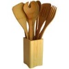 bamboo kitchen utensils set