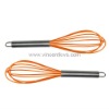 Wholesale silicone egg beater with metal handle
