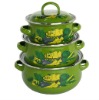 Enamel casserole