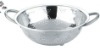 Wholesale 24cm stainless steel colander with handle and thin feet