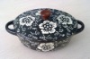 New design handpainted mini oval casserole