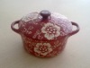 Wholesale New design handpainted mini casserole