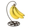 Wholesale Black Powder Coat Fruit Holder with Banana Hook