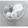 Wholesale stainless steel fruit holder wire fruit gift basket display stand rack