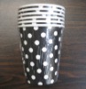Wholesale white dot paper cup