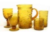 Wholesale handblown colored glass dinnerware sets