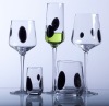 Black Speckle champagne glassware
