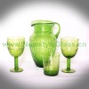 Wholesale handblown drinking glass set