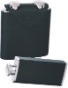 Wholesale hip flask stainless steel leather