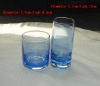 Wholesale Blue drinking glass cup