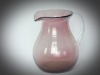 Wholesale solid color handblown glass pitcher, glass jug