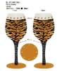 Wholesale New Design Painting Red Wine Glass
