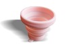 Wholesale folding silicone cup
