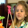 silicone children learning chopsticks holder