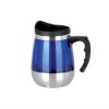 Wholesale 14-16 OZ. AUTO MUG WITH HANDLE stainles steel inner plastic outside