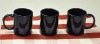 Wholesale 12OZ stoneware can-shape coffee mug with solid color