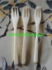 wholesale bamboo fruit tasting fork