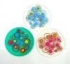 Wholesale 3D custom pvc coasters /silicone souvenir coasters