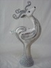 Wholesale Handmade deer white decoration with silvery sequins