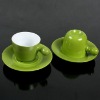 Wholesale gift ceramic coffee cup and saucer