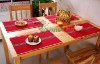 Wholesale Stock woven Viynl Placemat