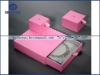Wholesale high quality pink jewelry box