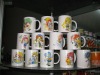 Wholesale white ceramic mug with logo printed