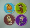 Wholesale soft PVC cup coasters with customer's logo