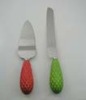 Stainless steel Cake knife with poly handle