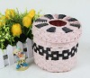 Wholesale Round Handmade Tissue Box