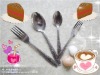 Wholesale 4Pcs Stainless Steel Dinnerware Set(Rose)