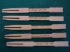 Disposable 100% natural bamboo fruit fork salad fork