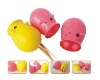 Piggy toothpick holder