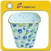 Wholesale bule rose household Trash bin