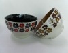 5.5` Ceramic Bowl With Decal Painted
