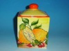 Wholesale Ceramic jar square with various designs