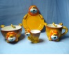 Wholesale Ceramic 4pcs children dinner set