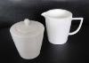 Wholesale Hotel Use Ceramic Creamer and Sugar Pot