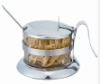 Wholesale sugar pot,glass storage bottles