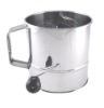 Kitchen accessories of Crank Handle 5 Cup Flour Sifter